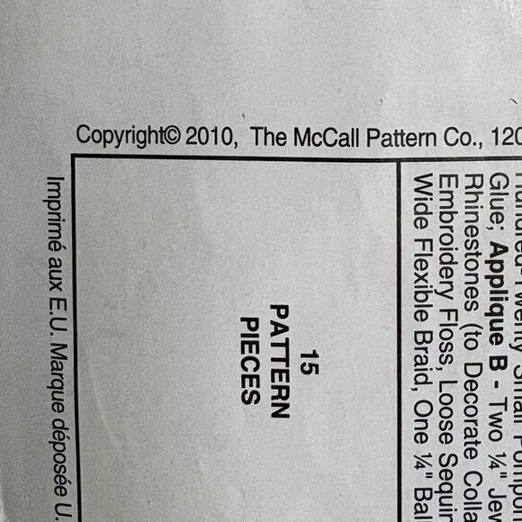 McCall's COSTUMES MP552 Poodle Skirt Sock Hop Costume Xs-Lrg Misses Complete - Picture 9 of 9